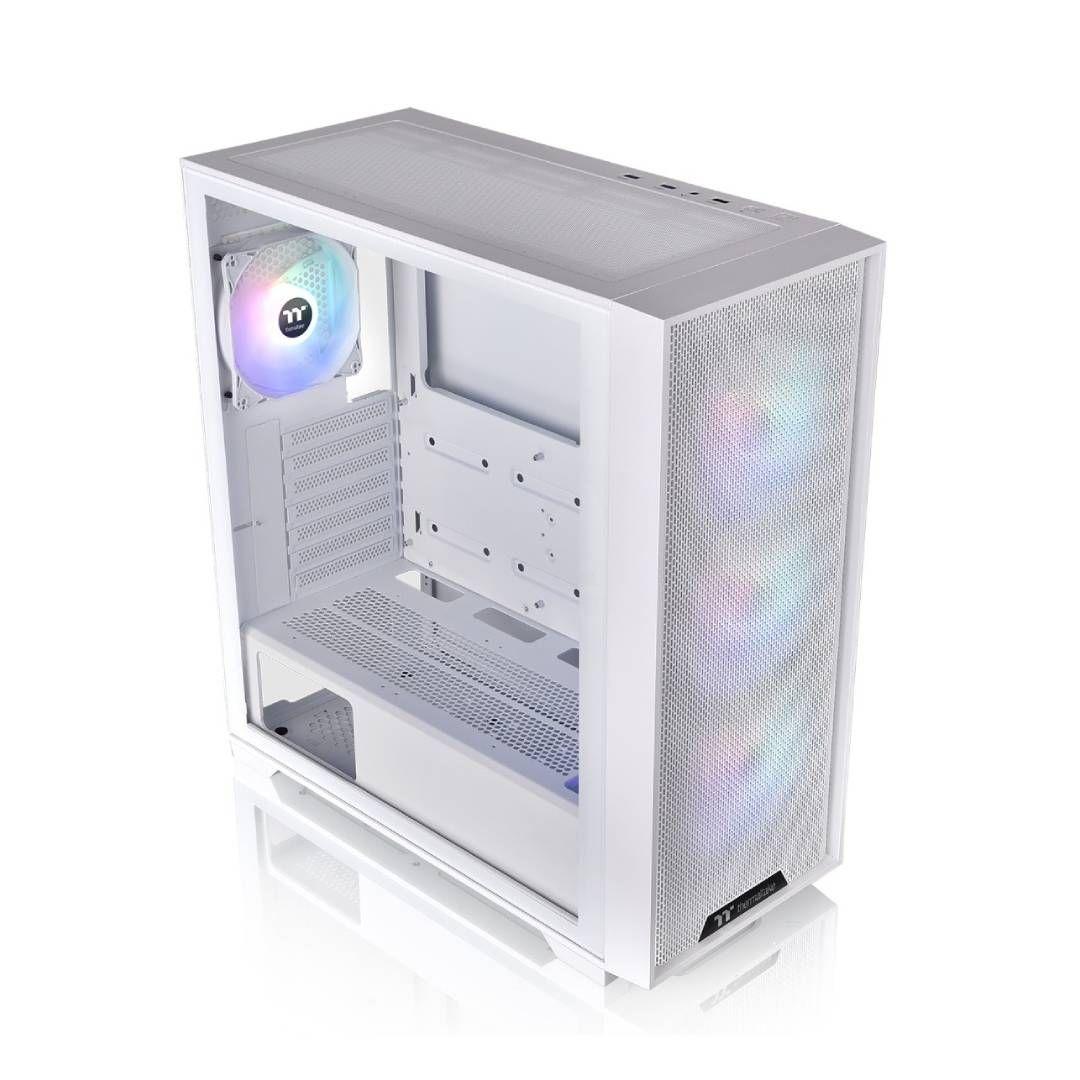 Gabinete + Fuente Thermaltake H390 TG ARGB C+P (750W) Snow-2