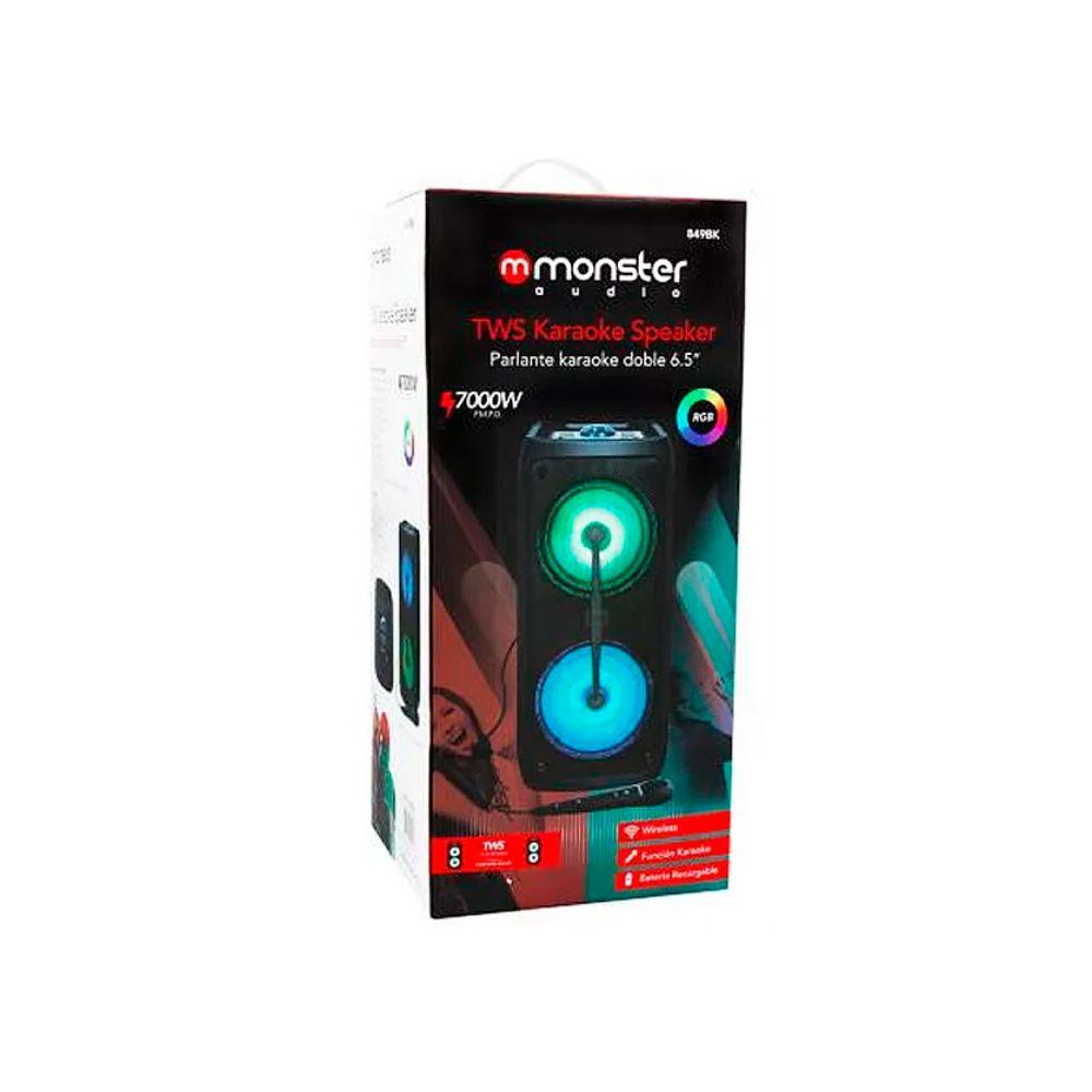 Parlante Karaoke Monster Audio 849BK Doble 6 7000W-3