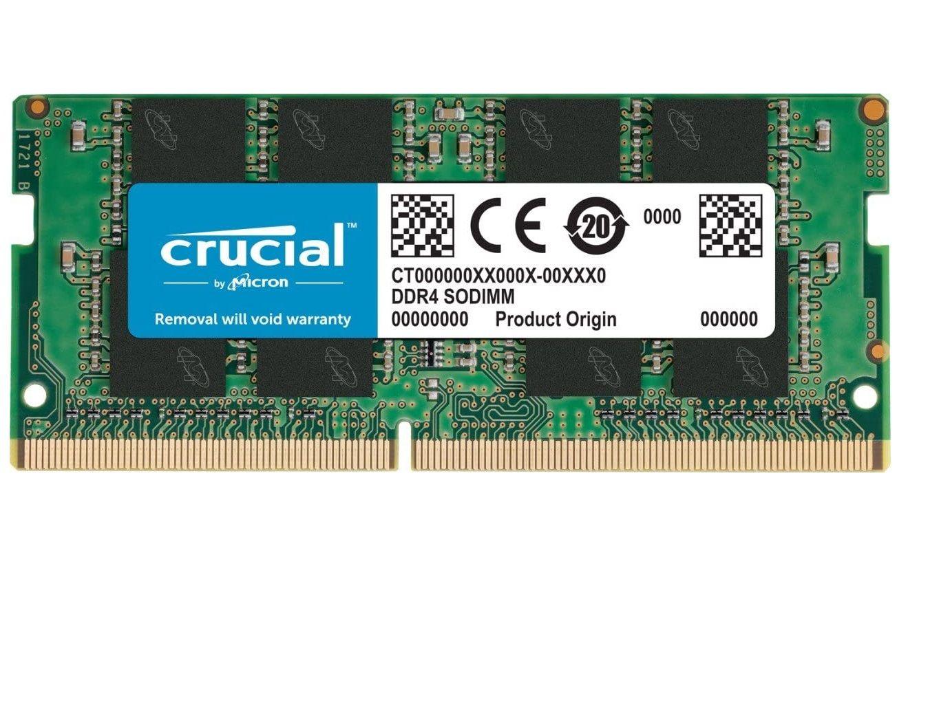 Memoria RAM Crucial 8GB 2666Mhz DDR4 SODIMM Notebook Crucial