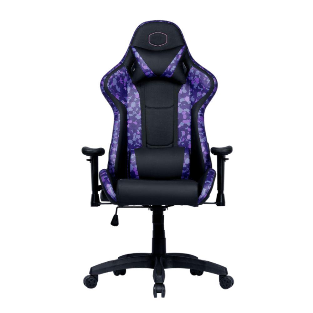 Silla Gamer Cooler Master Caliber R1S Purple Camo Ajustable-0
