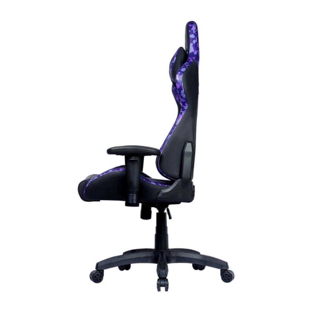 Silla Gamer Cooler Master Caliber R1S Purple Camo Ajustable-3