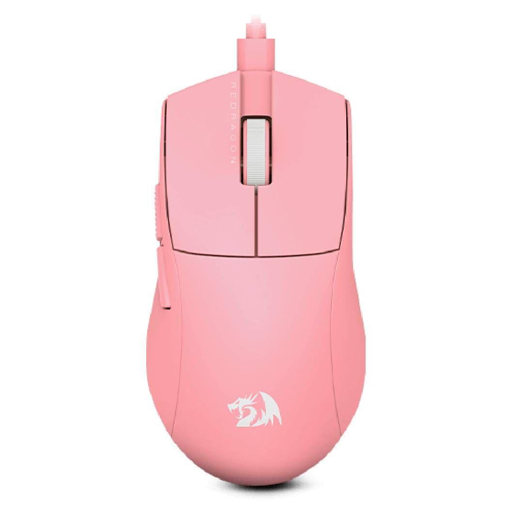 Mouse Redragon Ultra Light K1ng M724 1K Hz Rosado-0