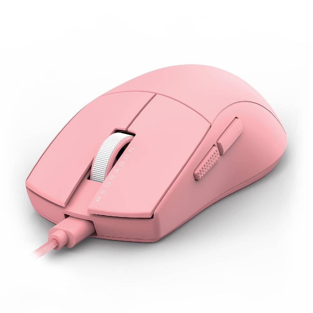 Mouse Redragon Ultra Light K1ng M724 1K Hz Rosado-1