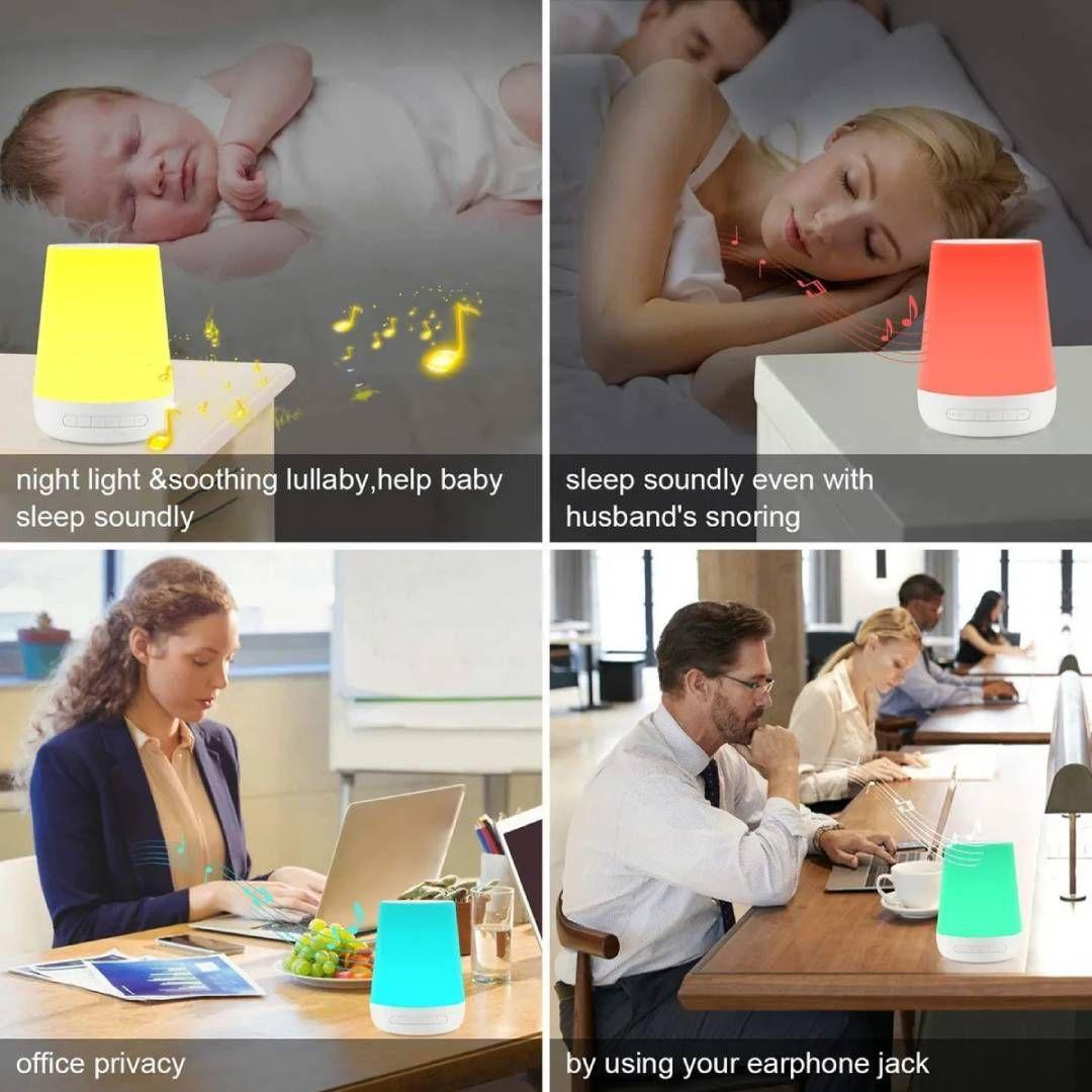 Maquina de Ruido Blanco Wi-Fi con Reloj y Luz, 32 sonidos-7