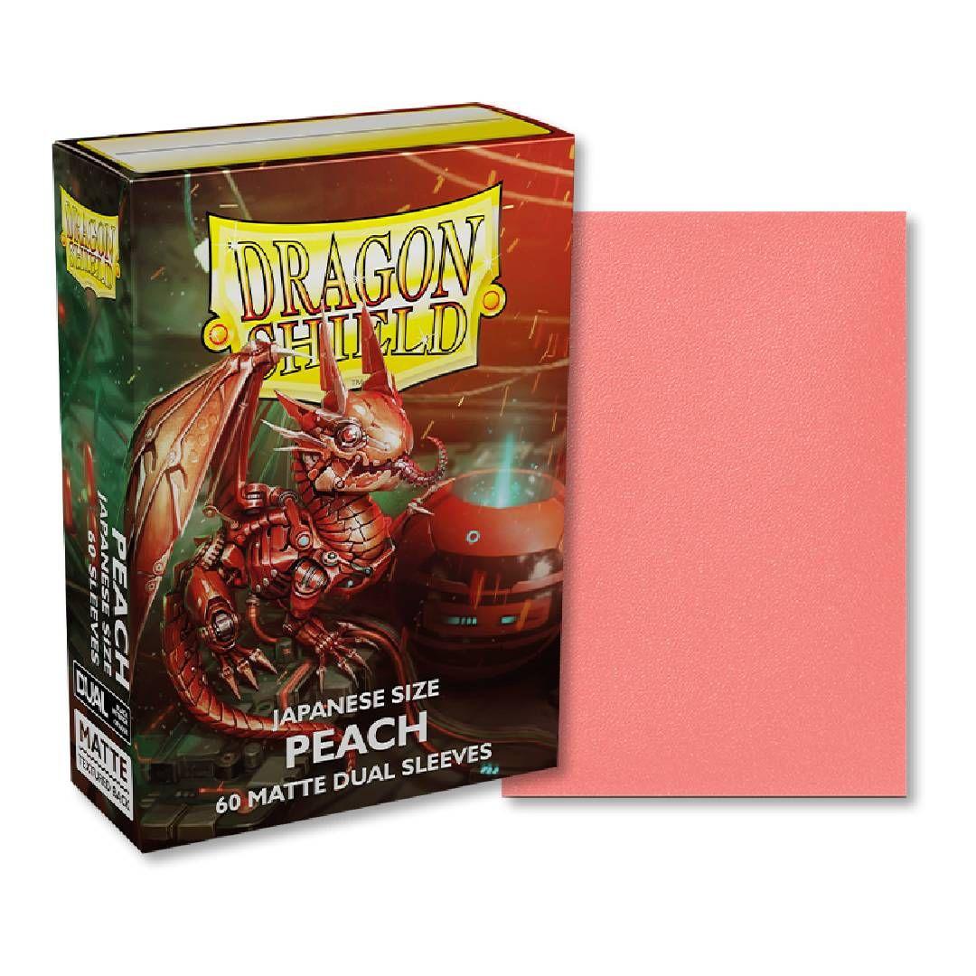 Protector Dragon Shield DUAL - Matte Peach Japanese 60-0