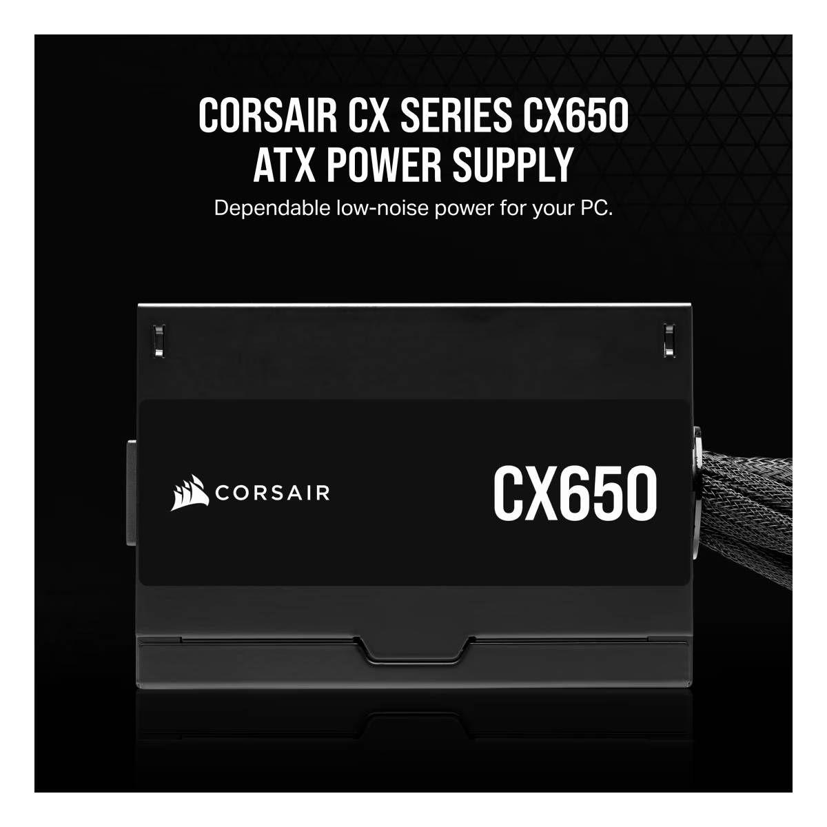 Fuente de Poder Corsair CX Series™ CX650 – Bronce de 650 W-2