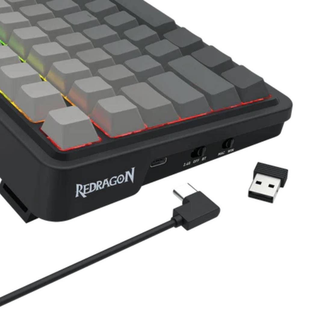 Teclado Redragon Eisa MAX K686SP-RGB-MAX Gris-5