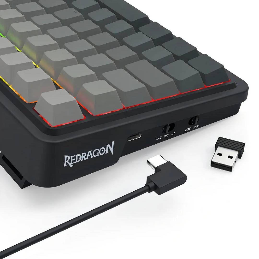 Teclado Redragon Eisa MAX K686SP-RGB-MAX Gris-4