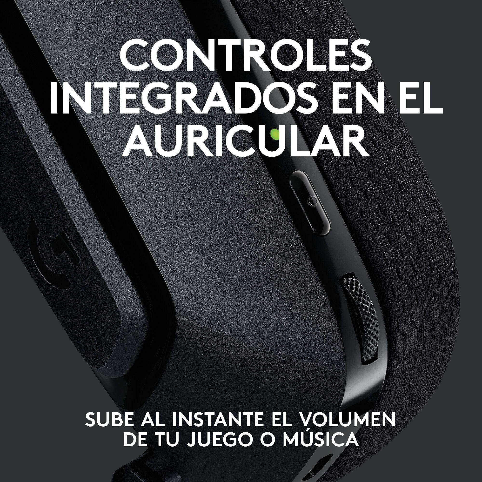 Audifonos Gamer Logitech G535 Inalambricos Negros-3