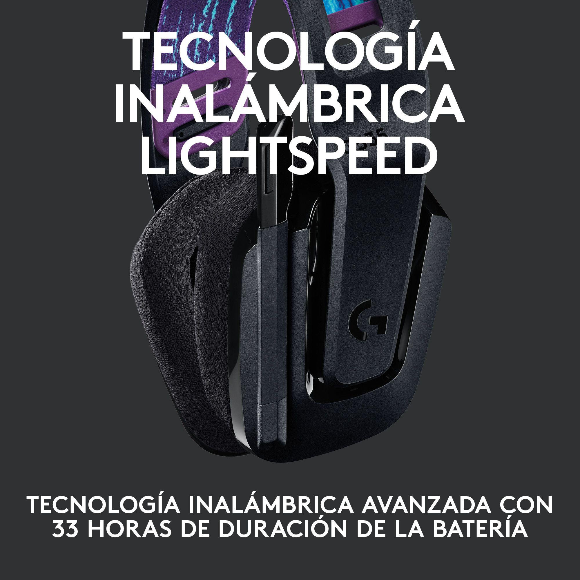 Audifonos Gamer Logitech G535 Inalambricos Negros-7