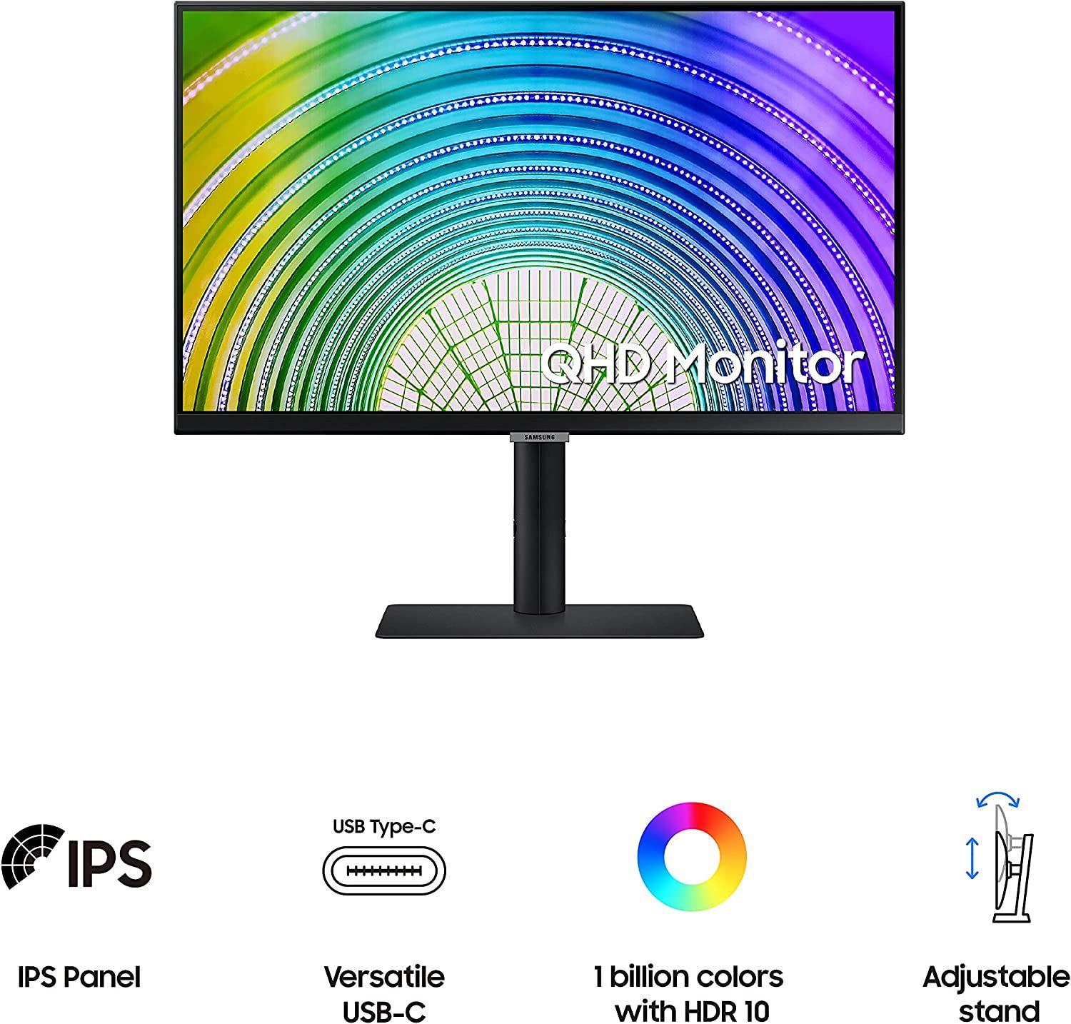 Monitor Samsung 24" Smart S24A600UC 75HZ IPS Rotativo-1