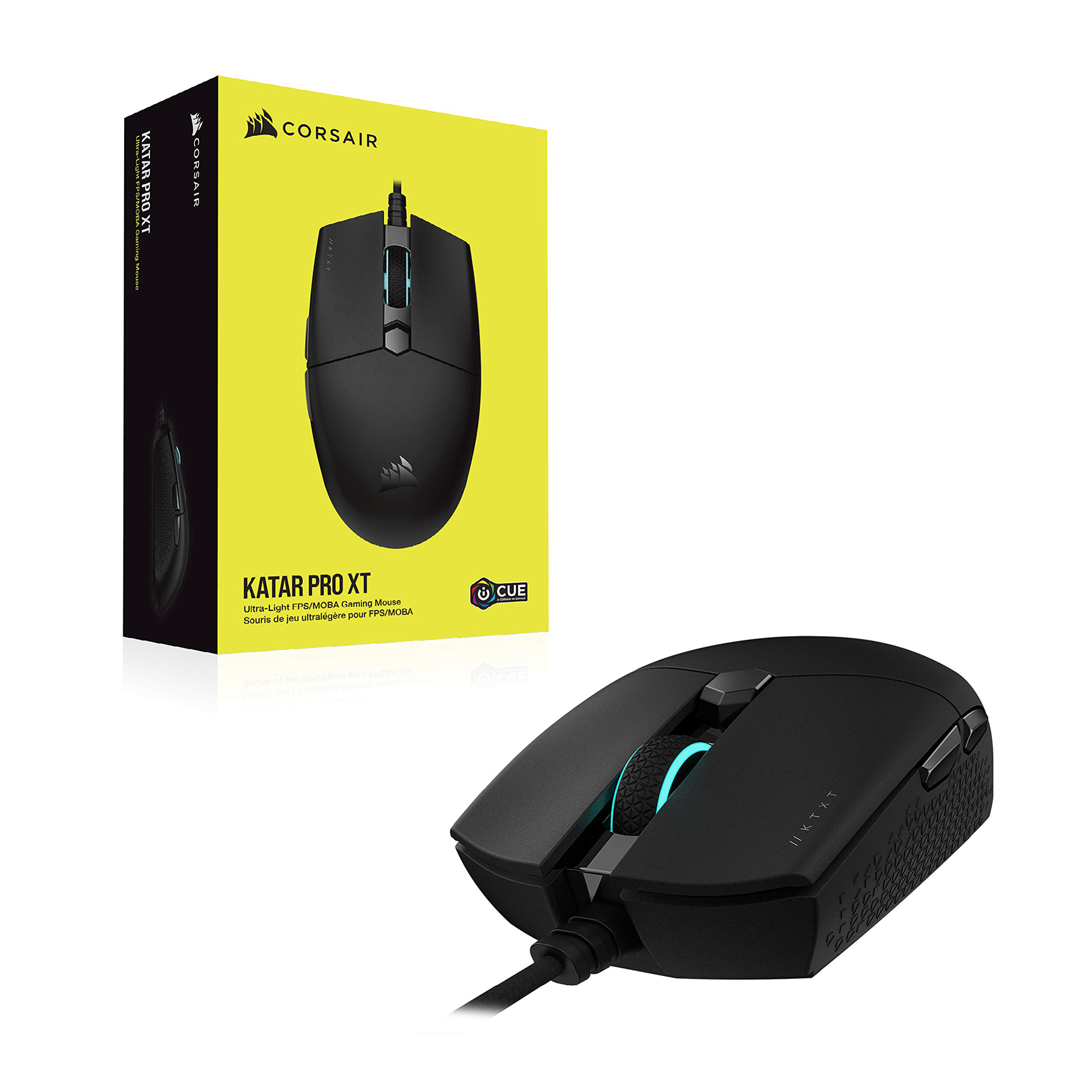 Mouse Gamer Corsair Katar Pro XT Black 18000 Dpi-2