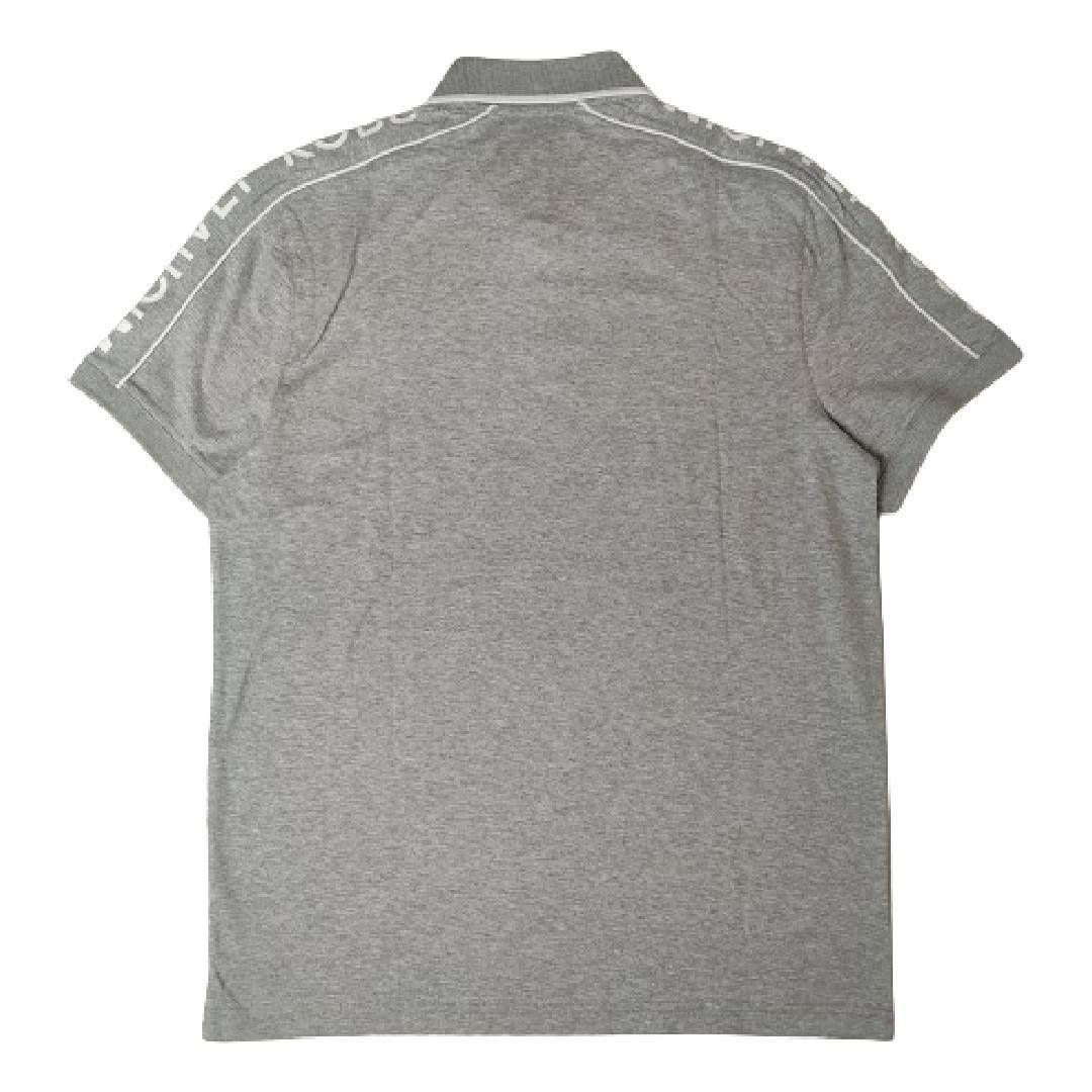 Polera MK Gris Con Cuello Linea Blanca Talla S-1