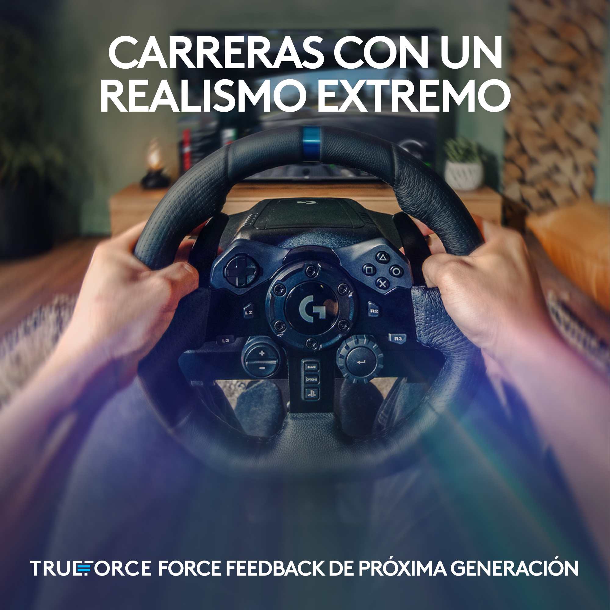 Volante Gamer c/ Pedales Logitech G923 Edición PS4-6