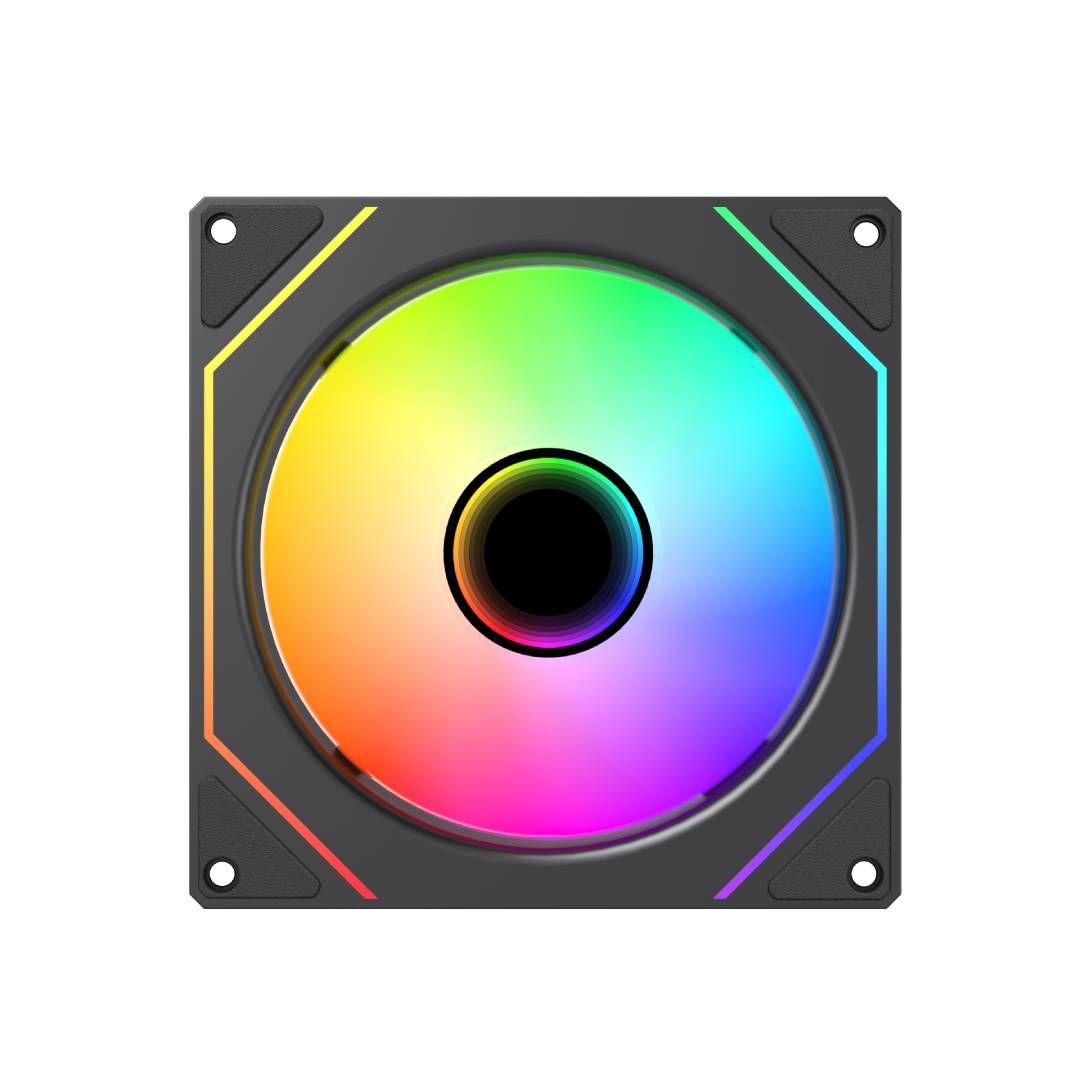 Pack Fans X3 Exodia ARGB Negro 120mm con Controlador-2