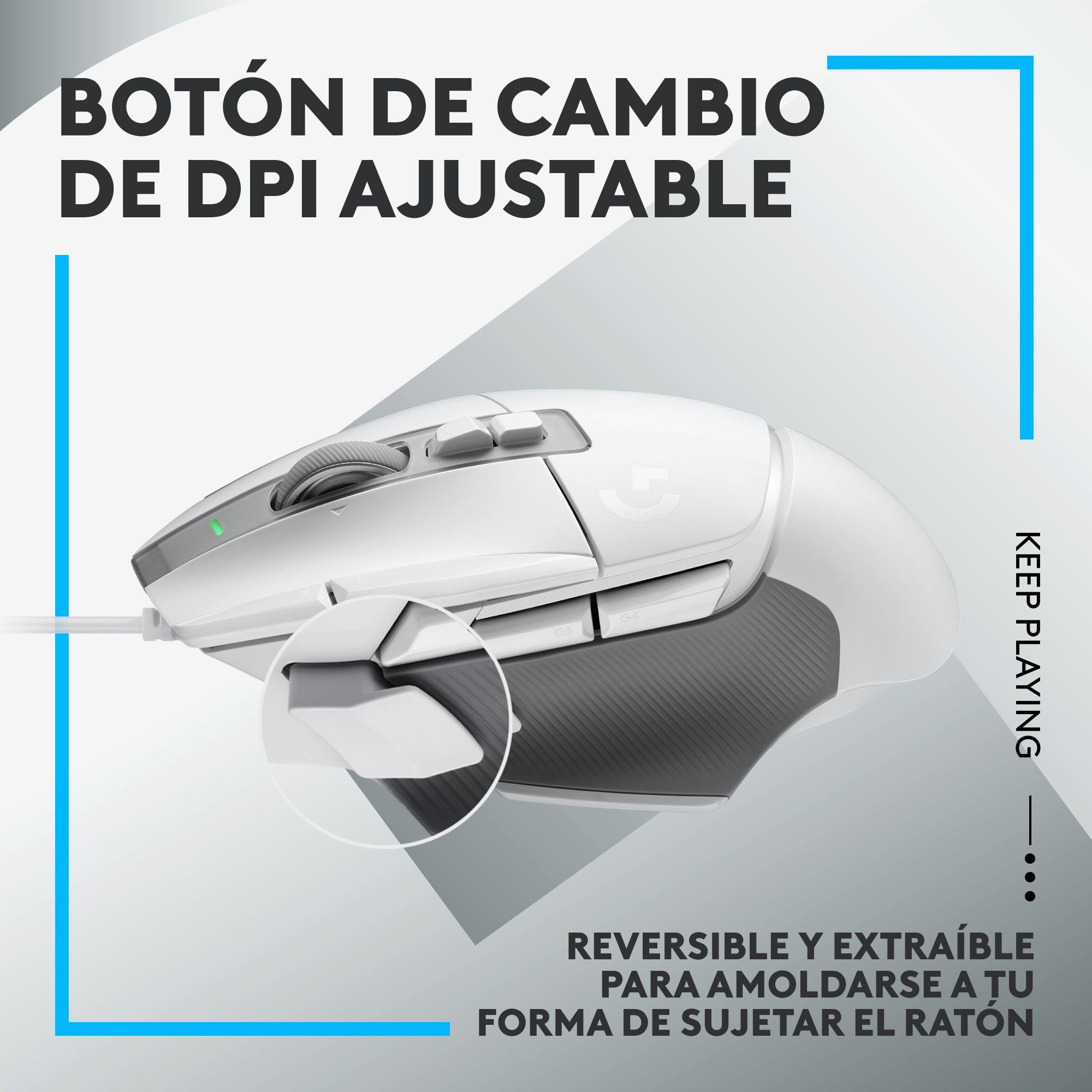 Mouse Logitech G502 X Mouse con Cable Blanco-2