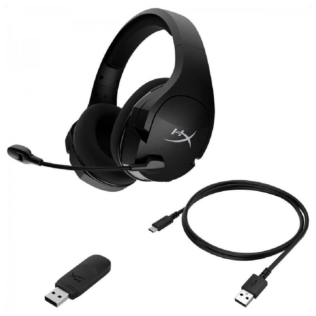 Audifonos Gamer HyperX Stinger Core Wireless + 7.1 Negro-5