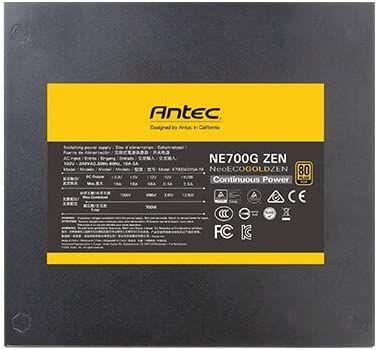 Fuente de Poder Antec 700w NE700G Zen EC 80+ Gold-3