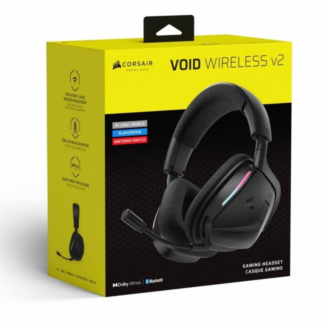 Audifonos Gamer Corsair VOID WIRELESS v2, Carbon-3