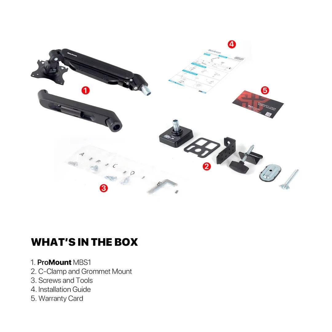 Soporte de Monitor Fantech ProStand MBS1 Black-5