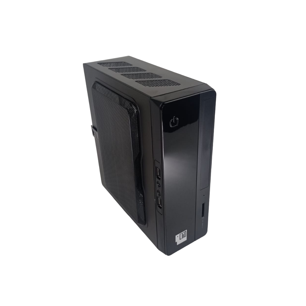 Gabinete Clio Slim ITX S101B 2 USB Negro-1