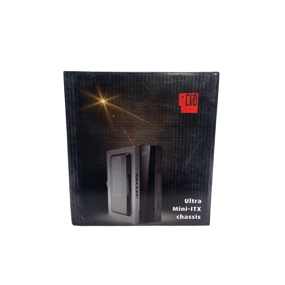 Gabinete Clio Slim ITX S101B 2 USB Negro-2