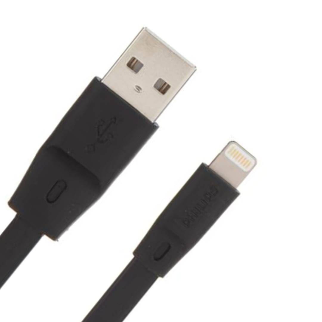 Cable Lightning Para iPhone Philips 1.2 Metros, USB A-1