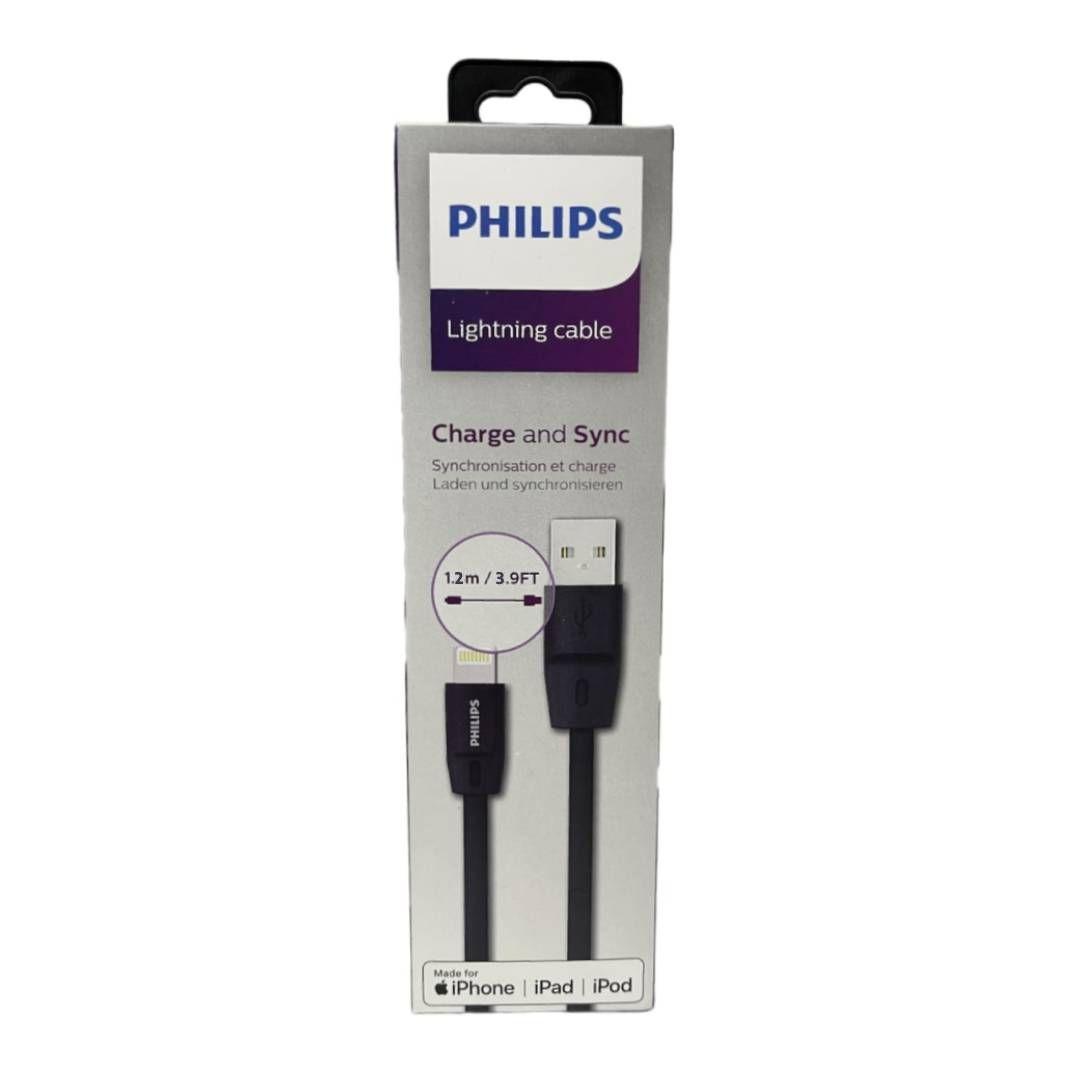 Cable Lightning Para iPhone Philips 1.2 Metros, USB A-2