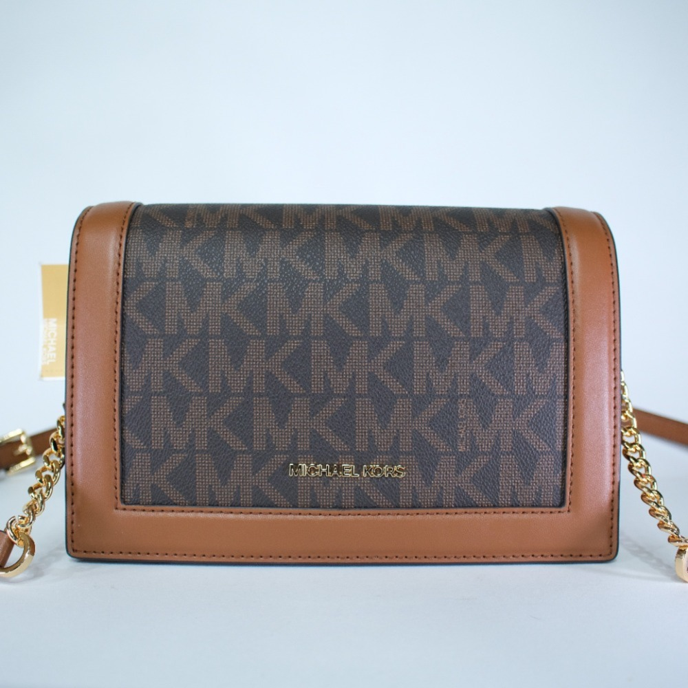 Mochila Michael Kors CrossBody Color Cafe-0