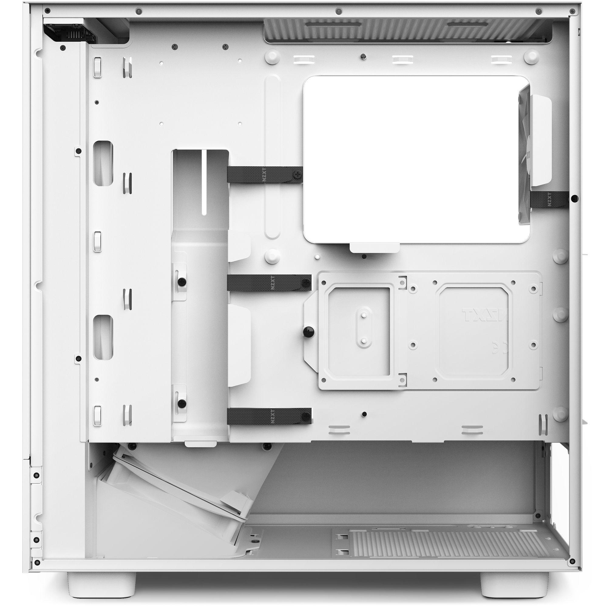 Gabinete NZXT H5 Flow RGB ATX Blanco-7