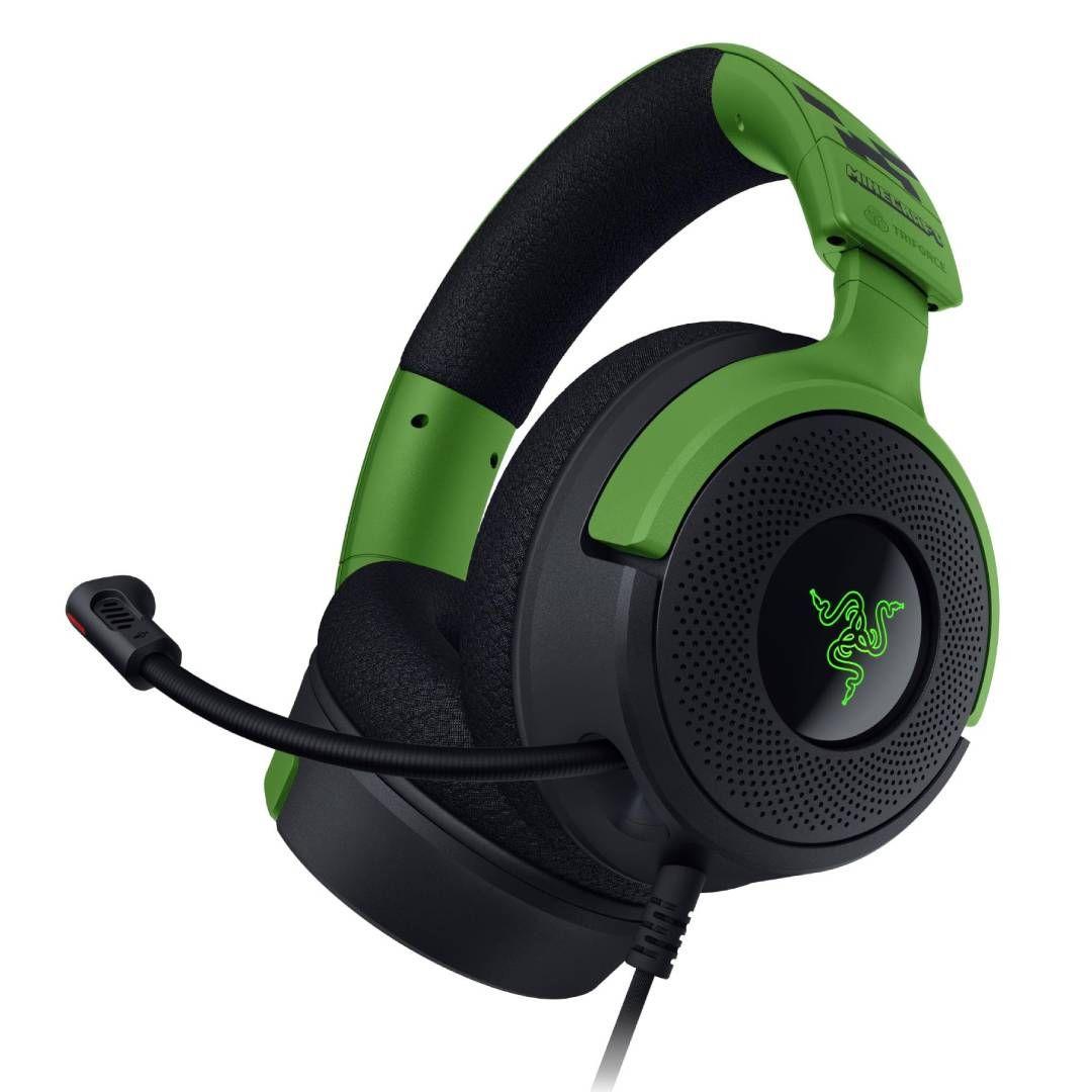Audifonos Razer Kraken V4 X Minecraft Edition, Cableado-0