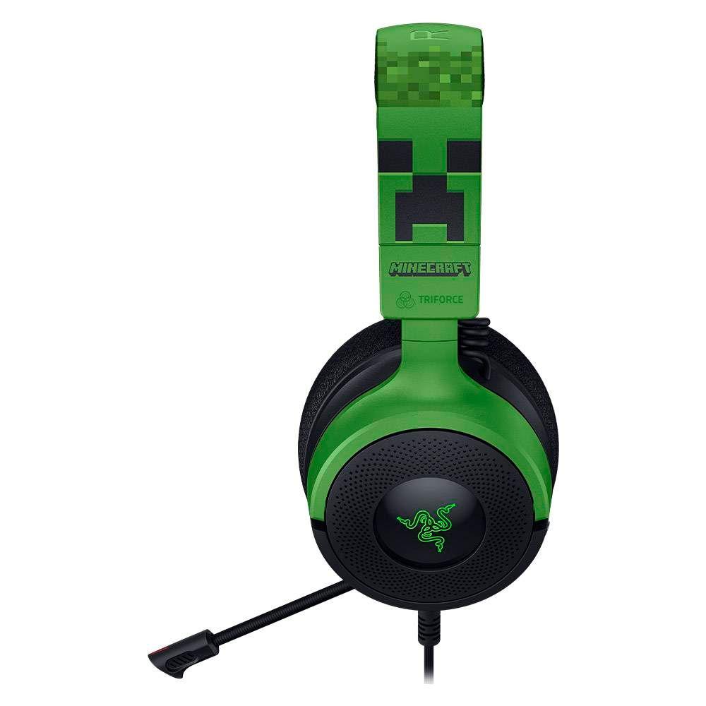 Audifonos Razer Kraken V4 X Minecraft Edition, Cableado-2