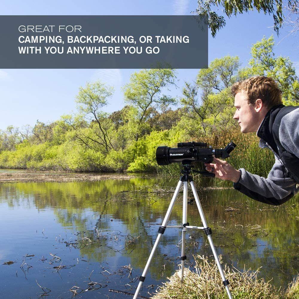 Telescopio Celestron Travel Scope 70 Mochila y Tripode-7