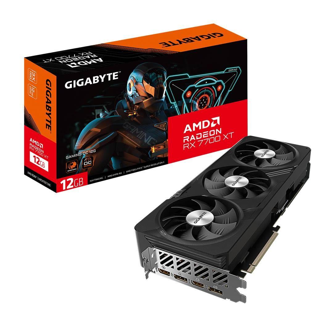 Tarjeta de Video Gigabyte Radeon RX 7700 XT Gaming OC 12G-0