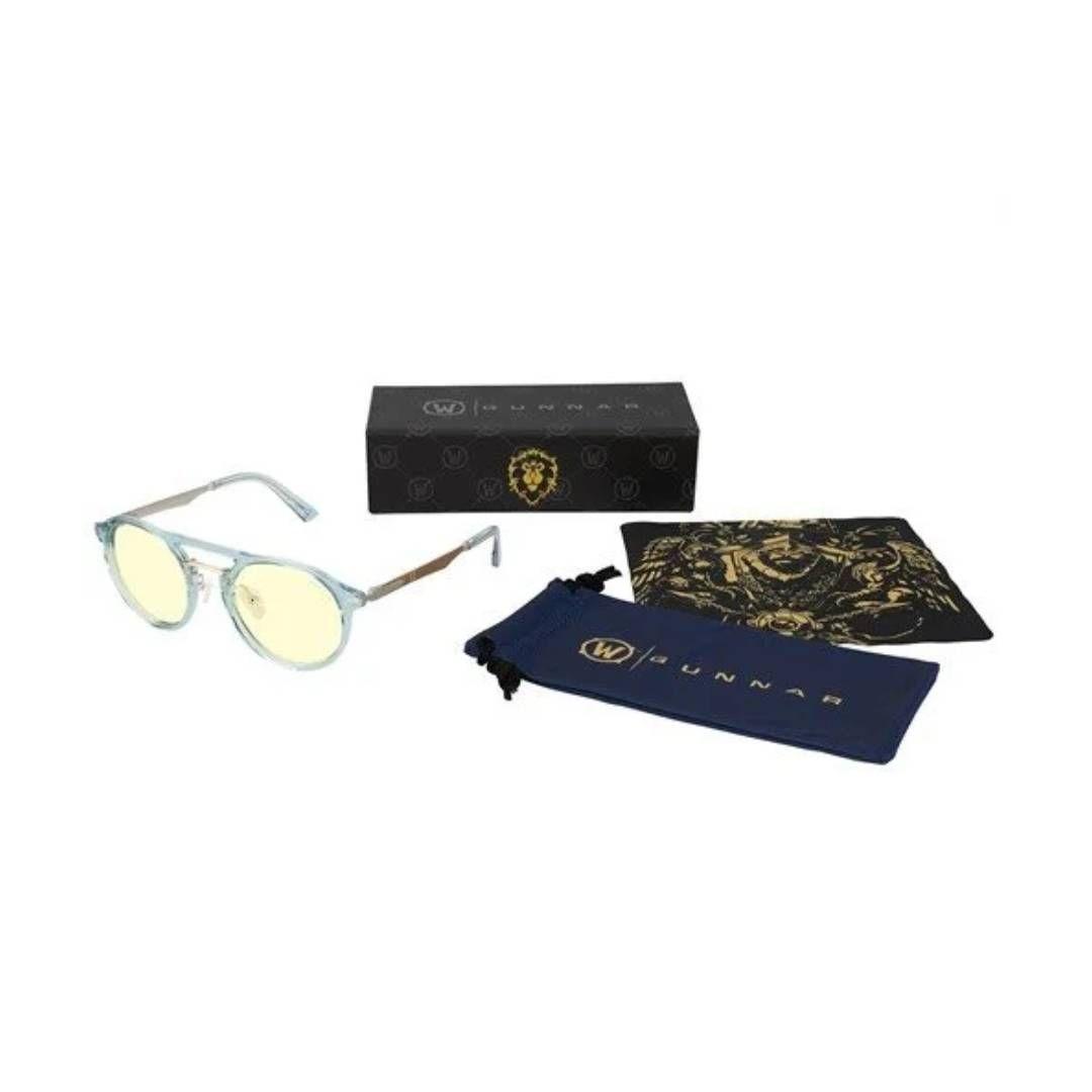 Lentes Gunnar World of Warcraft: Alliance Blue Crystal Amber-3
