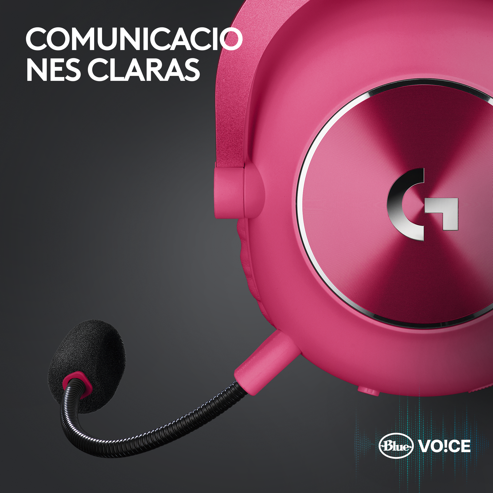 Audifonos Gamer Logitech Pro X 2 Lightspeed Magenta-2