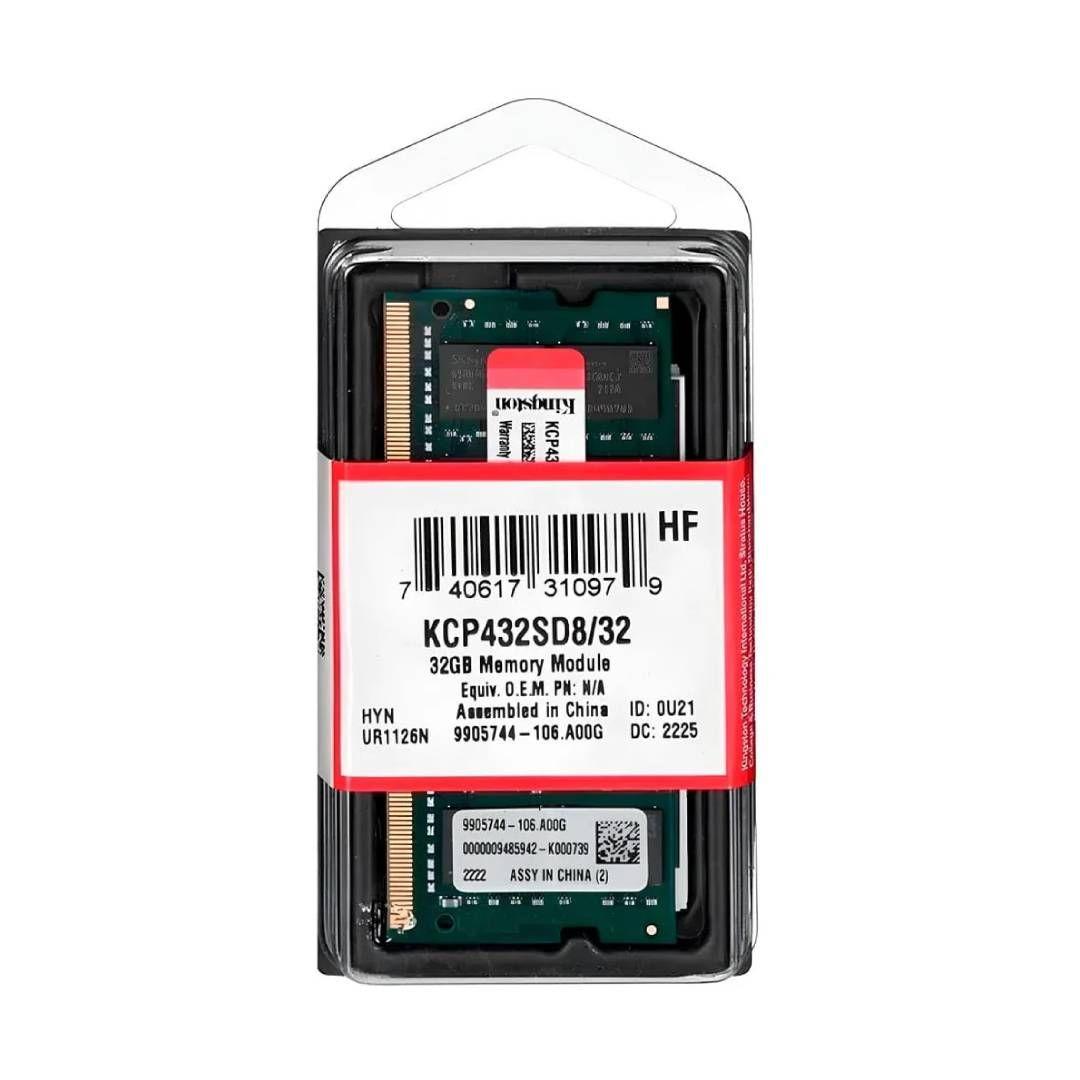 Memoria RAM Kingston Notebook 32GB 3200Mhz DDR4-2