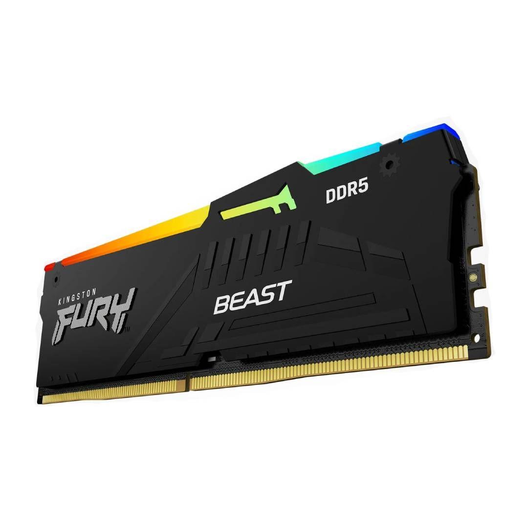 Memoria RAM Kingston Fury Beast RGB 8GB 5600MTs DDR5 CL36-2