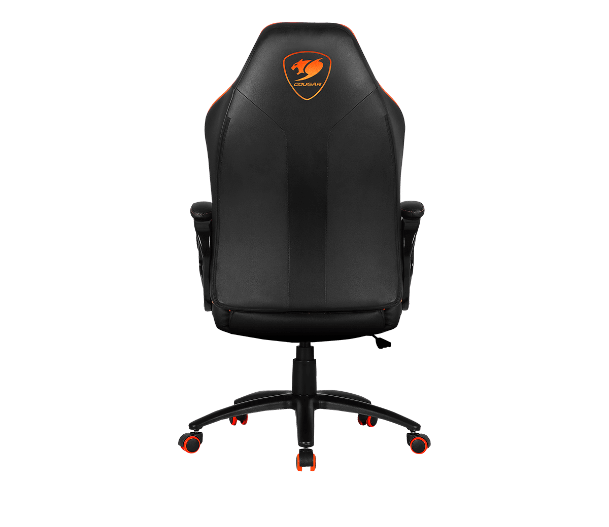 Silla Gamer Cougar Fusion Ejecutiva Ecocuero Negro Naranja-3
