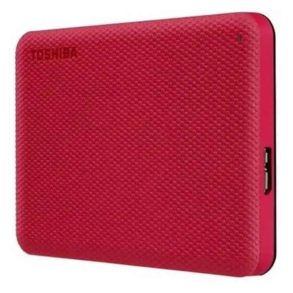Disco Duro Externo Toshiba Canvio Advance 1 TB Rojo-2