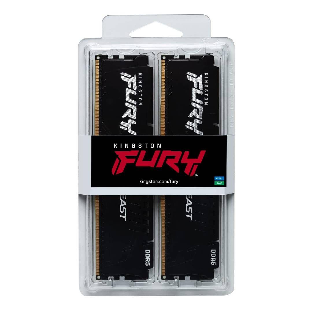 Memoria RAM Kingston Fury Beast 32G (2x16) 6000MTs DDR5 CL30-2