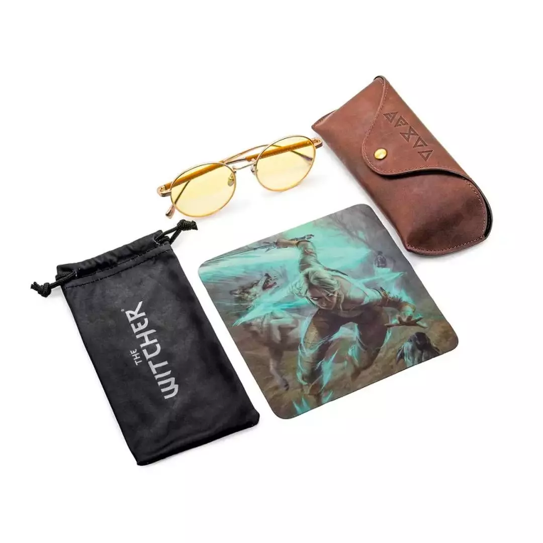 Lentes Gunnar The Witcher Ciri Meteorite/Saddle Amber-4