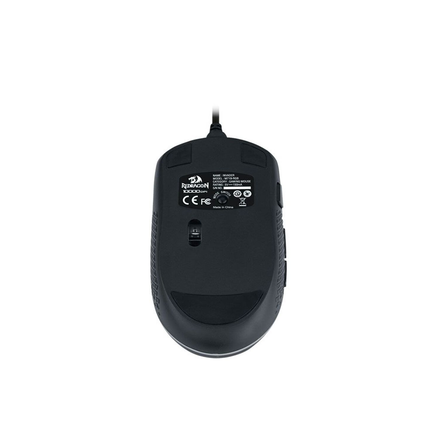 Mouse Gamer Redragon Invader M719 RGB 10000 DPI-4