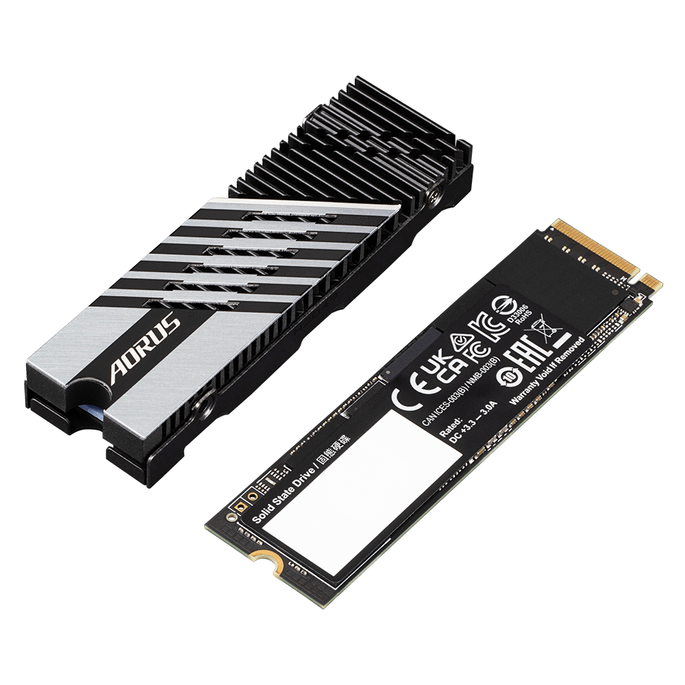 Gigabyte AORUS Gen4 7300 SSD 2TB PCIe 4.0 NVMe M.2 AG4732TB-1