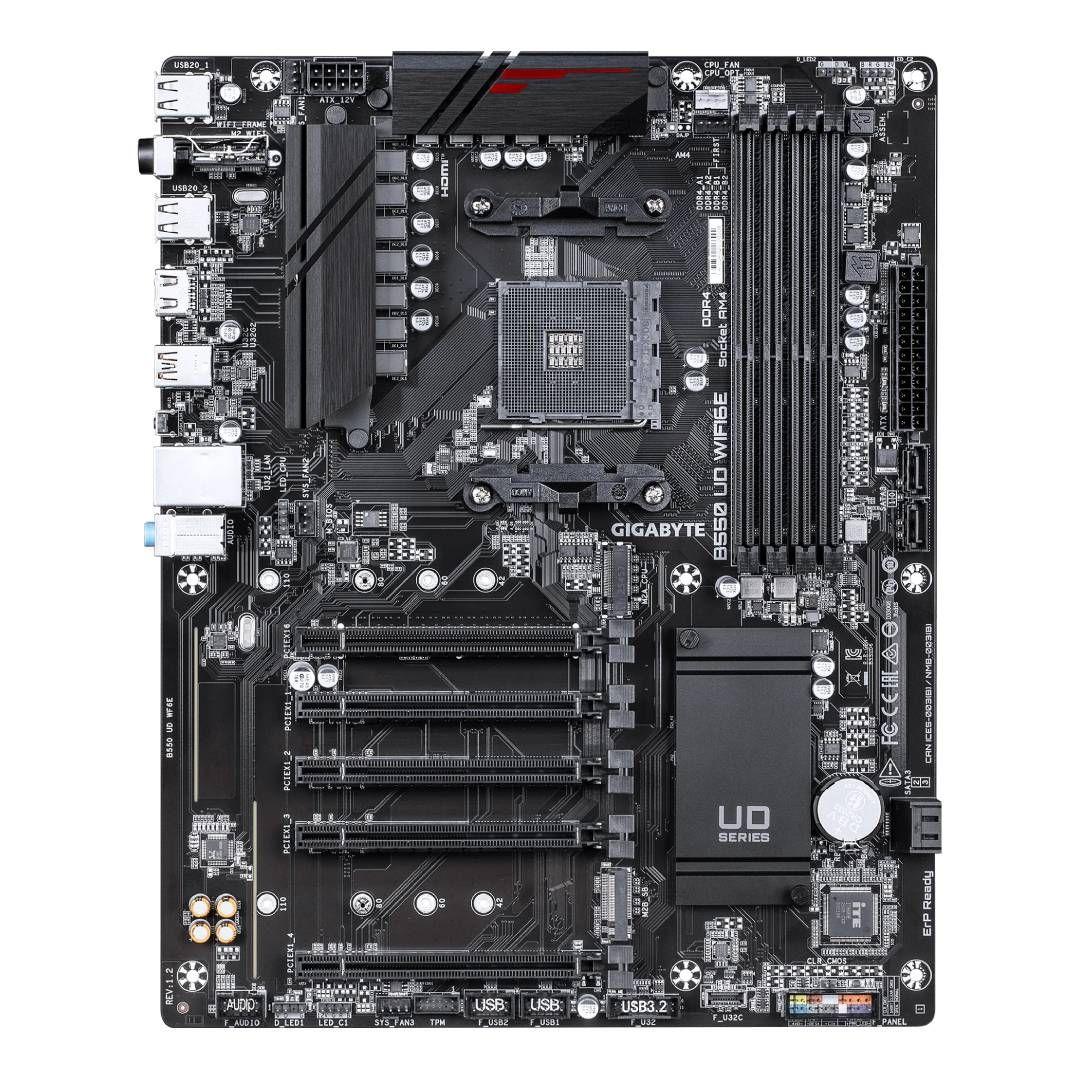 Placa Madre Gigabyte B550 UD WIFI6E, ATX, AM4, DDR4-1