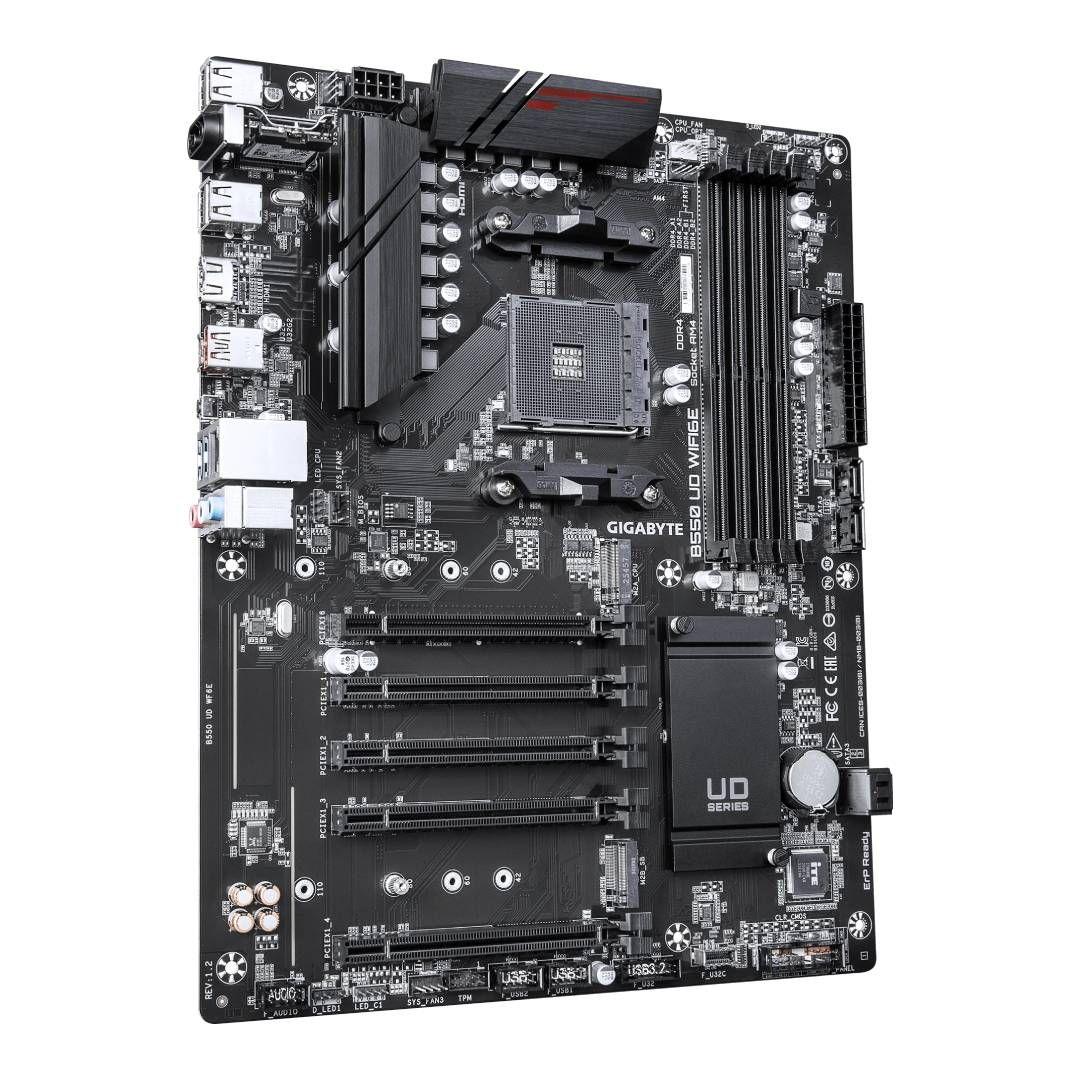 Placa Madre Gigabyte B550 UD WIFI6E, ATX, AM4, DDR4-2