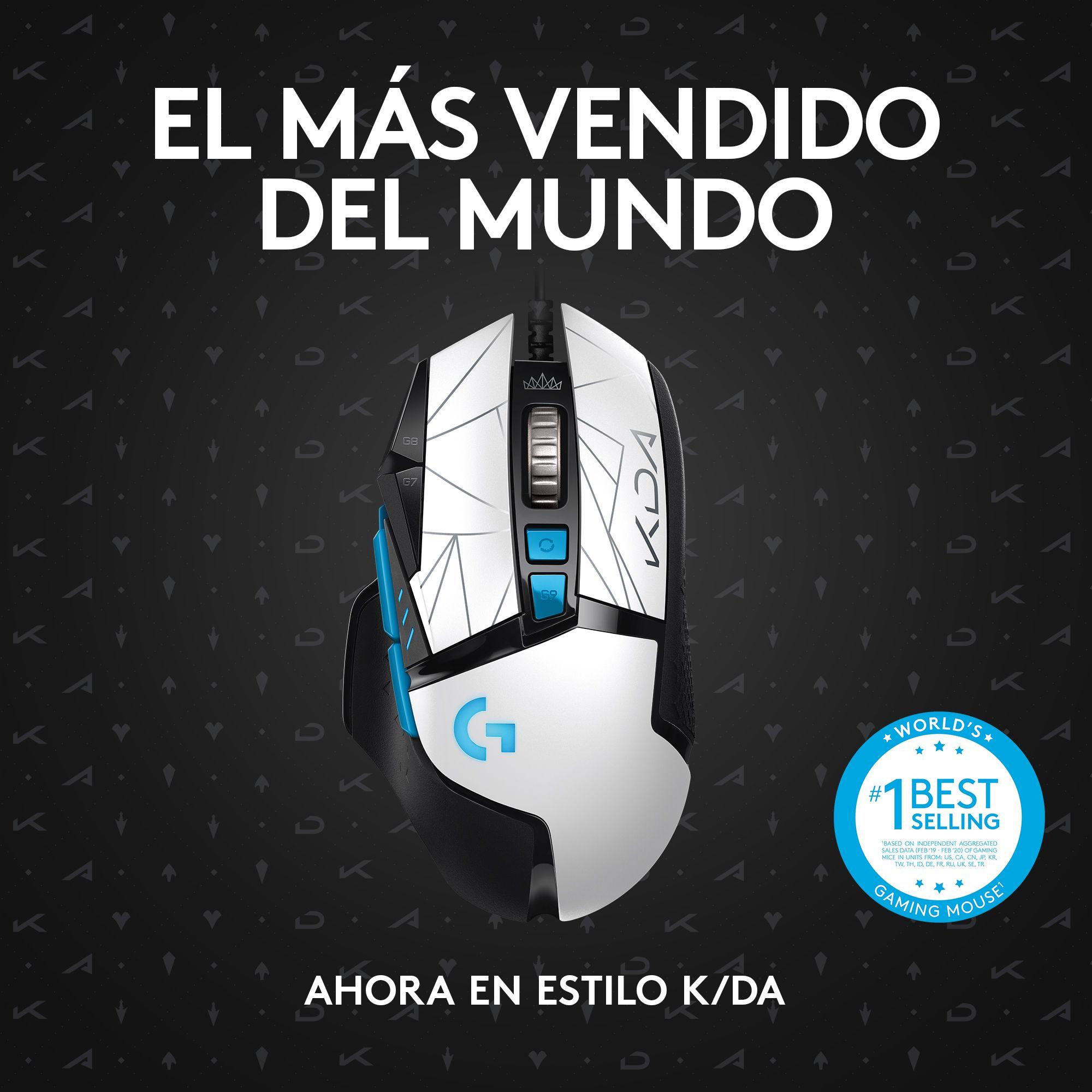 Mouse Gamer Logitech G502 Hero KDA LOL Ed Limitada-1