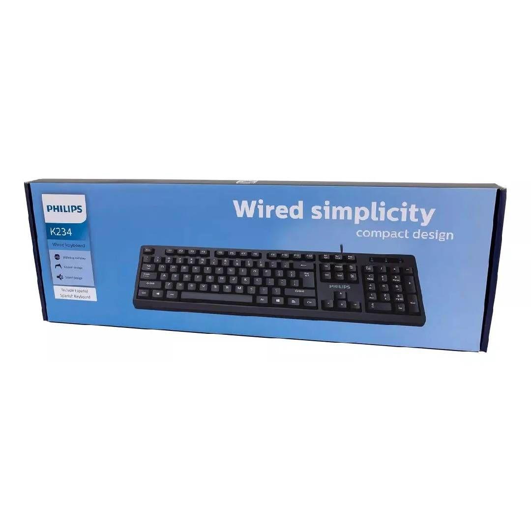 Teclado Alambrico Philips SPK6234-2