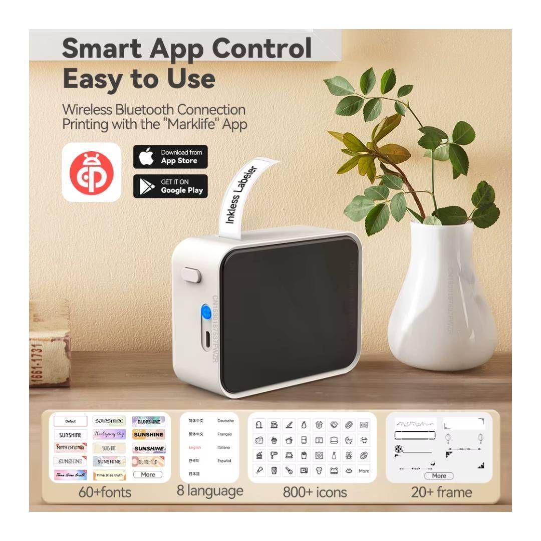 Impresora de Etiquetas Portátil Marklife P15 Bluetooth-3
