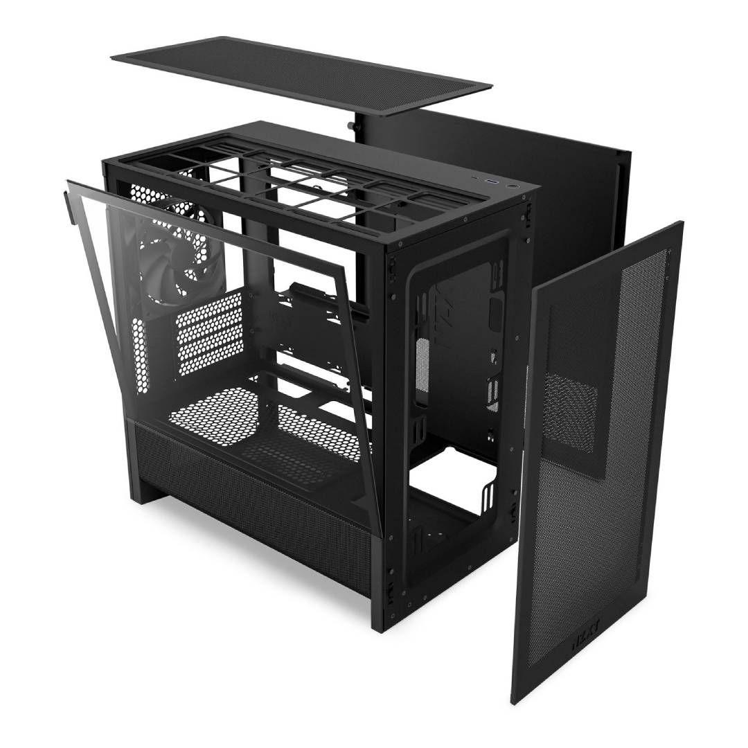 Gabinete NZXT H3 Flow (2025) m-ATX, Mid-Tower, Black-7